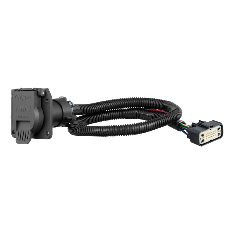 CURT 56393 Vehicle-Side Custom RV Blade 7-Pin Trailer Wiring Harness, Fits Select Chevrolet Traverse, Buick Enclave - Image 1